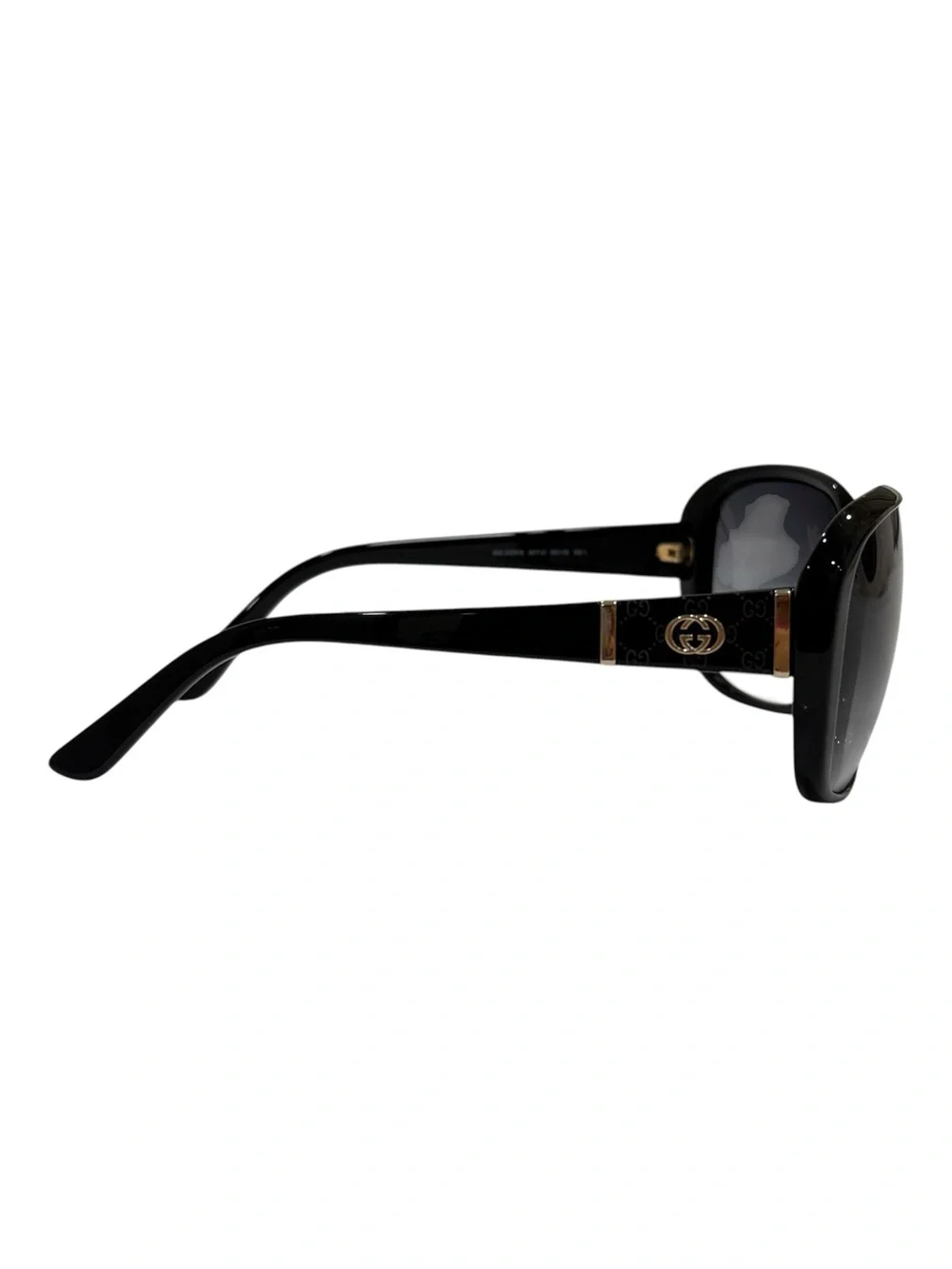 VTG y2k Gucci Black Oversized Gradient Lens Sunglasses
